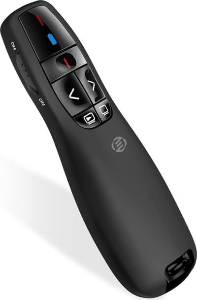 Equivera Presentatie Klikker - Draadloze Presenter - Presentatie Afstandbediening - Wireless Presenter - Geschikt voor Powerpoint