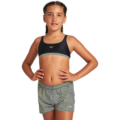 Arena G Allover Short Jr White Multi Taglia: 6-7 | Costumi da Bagno Outlet | Unisex | Bianco