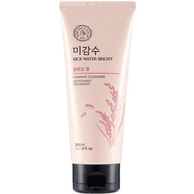 The Face Shop Rice Water Bright Schuimreiniger 300ml/600ml 300ml X 2 white