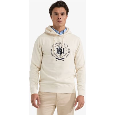 McGregor Graphic Hoody Ny Off White Size: XXL | Hoodies Outlet | Heren | Wit