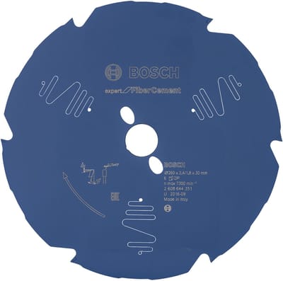 Bosch RUNDSAVKL 260X30X2.4MM 6T EXP FIBER CEME