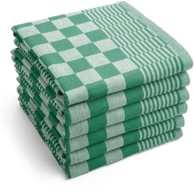 Byrklund Theedoek Clean & Tidy - 6x 50x70 - 100% Katoen - Groen