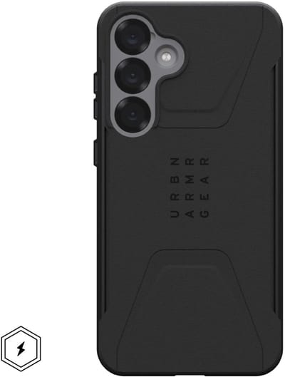 UAG Civilian Backcover geschikt voor MagSafe geschikt voor Samsung Galaxy S25 Plus - Zwart