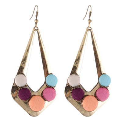 Behave - Oorbellen - Statement oorbellen Vintage Antiek goudkleur