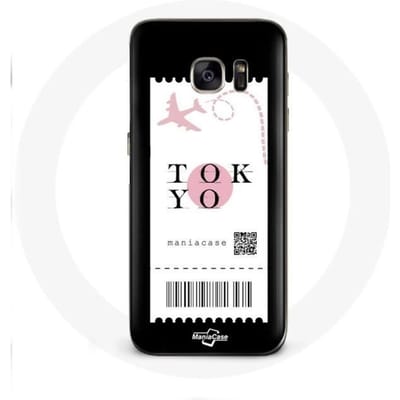 Samsung Galaxy S7 hoesje Tokyo Japan vliegticket