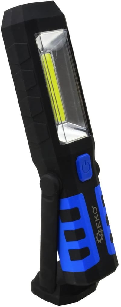 GEKO Led workshop lamp - 230/12V - Li-ion accu - Magnetische basis - 2800mAh - Incl. opladers