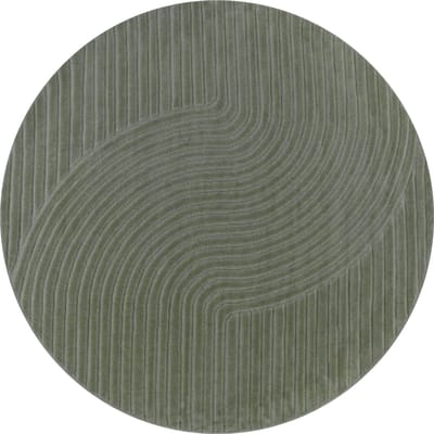 Binnen- en buitenkleed Cotara groen 120 cm rond