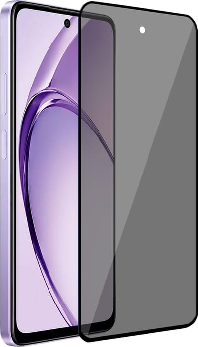 Geschikt voor OPPO A40 4G/A40M 4G /OPPO A60 5G - Privacy Screenprotector - Beschermglas - Privé GuardCover
