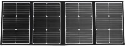 Opvouwbaar Zonnepaneel - Draagbare Charger - Energie Opladen - 80W Vermogen - 44x32x6 cm - Zwart
