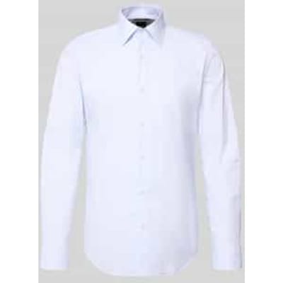 slim fit zakelijk overhemd met kentkraag model 'P-HANK-K'