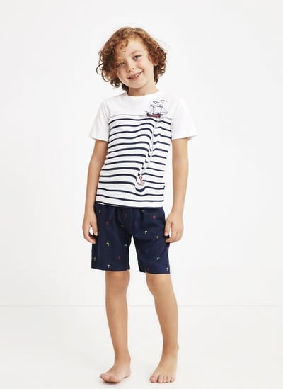 Nautica - Kinderen Pyjama Short Set - 3/4