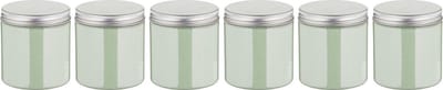 Scrubzout Dennen - 300 gram - Pot met aluminium deksel - set van 6 stuks - Hydraterende Lichaamsscrub