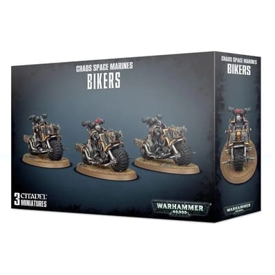 Beeldje Games Workshop Warhammer 40k - Space Marine du Chaos Motards