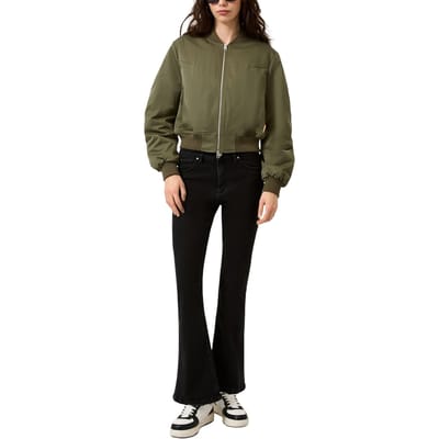 s.Oliver Qs Jackets Outdoor Army Green Maat: S | Bomberjacks Outlet | Dames | Groen