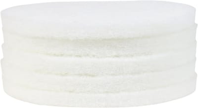 Polijstschijven Set - Vloeronderhoud Pads - Vloeren Reinigen - Super Heavy Duty - 5 Stuks 30cm - Wit