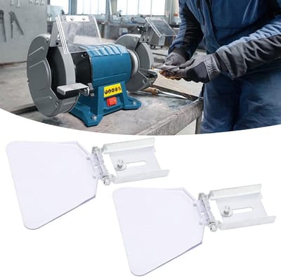 2 Stuks Oogbescherming voor Bankfrees, Roestvrijstalen Beschermkap, Accessoire voor Veiligheid en Bescherming bij Frezen 200/250