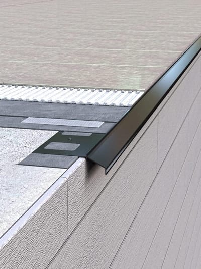 Aluminium Hoek - Dakrandprofiel Hoek - Terras Afwerking - 135 Graden Buitenhoek - K100 Grijs