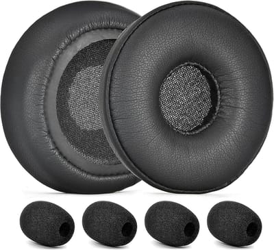 Vervangende oorkussens en microfoonschuim voor Jabra Engage 30/50 hoofdtelefoon - hoogwaardige oorkussens met hoge dichtheid voor betere geluidsisolatie en comfort