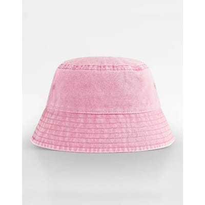 Junior Vintage Bucket Hat - Vintage Dusky Pink - S/M
