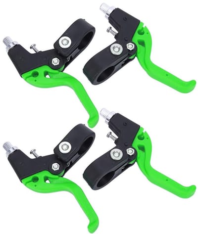 Dailygoods- Fietsremhendels Verstelbaar - Nylon Fietsremgreep - Kinderfiets - Stuurdiameter 22,2 mm - Ergonomisch Ontwerp - Duurzaam - Fietsremgrepen