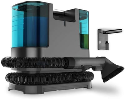 VIN® Tapijtreiniger Stofzuiger – Professionele Stoomreiniger – Draagbare Vlekkenreiniger – Bank Reiniger 1.7L – Tapijtreinigers Gemakkelijke Bediening – Meubelreiniger 400V – Reinigingsmachine 400W – Met Extra Borstel - Vloerreiniger Elektrisch