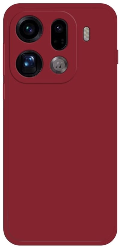 Coverup Hoesje - Geschikt voor OPPO Find X9 Pro Hoesje - Coverup Colour TPU Back Cover - Wine Red