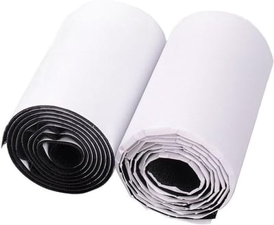Doppelseitige Kleefband voor U-horizon, 100mm Breed, 1M Lang, Ideaal voor Creatieve Projecten en Handwerk, Zwart Kleefband met Haken- en Lussenstructuur