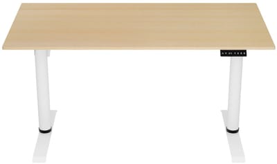Arozzi Arena Nordico Elektrisch Zit-Sta Bureau - 140 cm - Licht Berk