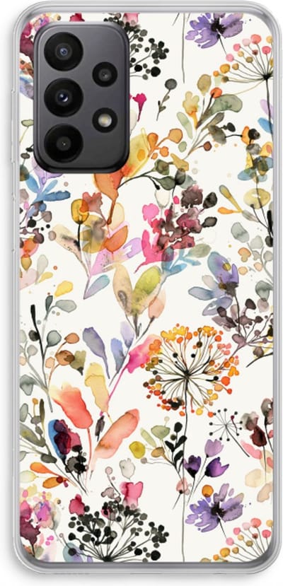 Hoesje geschikt voor Samsung Galaxy A23 hoesje - Wilde grassen - Soft Cover Telefoonhoesje - Bescherming aan alle Kanten en Schermrand