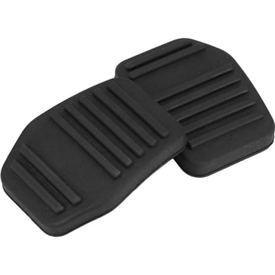 Une paire de coussinets de pédale d'embrayage en caoutchouc pour Ford Transit MK6 MK7 2000 ?2014 black