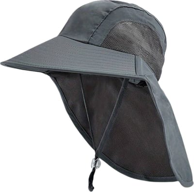 Bovista Zonnehoed - Reishoed - UV Beschermende Hoed - Bucket Hat - Festival - Pet - Hoedje Voor Kinderen - Hoofdbescherming - Donkergrijs