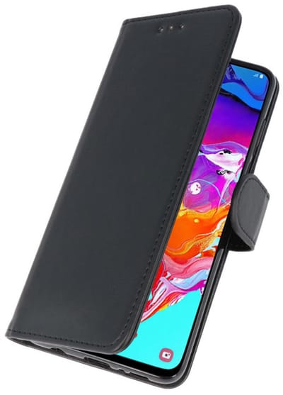 Hoesje Geschikt voor de Samsung Galaxy Note 10 Lite - Kaarthouder Book Case Telefoonhoesje - Zwart