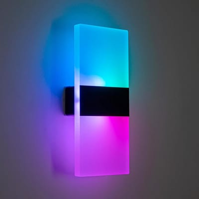 RGB Wandverlichting met Afstandsbediening - Kleurveranderende LED Wandlamp voor Binnen