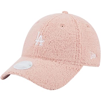 LA Dodgers Cap - Fall '23 Collectie - Roze Teddy - One Size - New Era Caps - 9Forty - Los Angeles Dodgers Cap - Pet Dames - Petten