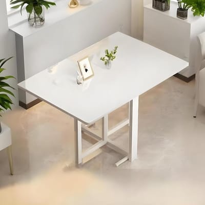 Inklapbare Eettafel - Keuken Klaptafel - Ruimtebesparend - Massief Hout - 120 x 80 cm