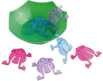 Kikkerspel | Jumping Frogs | Kikker Spring Spel met 6 Springkikkers
