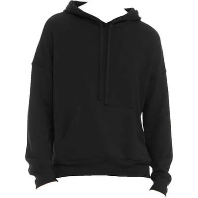 Bella+Canvas Unisex Sponge Fleece Pullover DTM Hoodie CV3729 - Black - XS