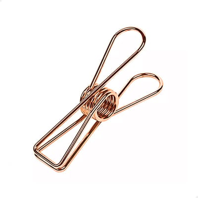 Wire knijper - Fish clips 13 x 55 mm | M | Koper | 15 stuks