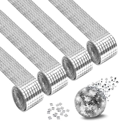 6400 Stuks Zelfklevende Spiegel Mozaïek Tegels van Glas 5 x 5 mm voor DIY Decoratie en Creatieve Ambachten