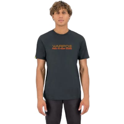 Karpos Loma Cotton T-shirt Met Korte Mouwen Grijs M Man