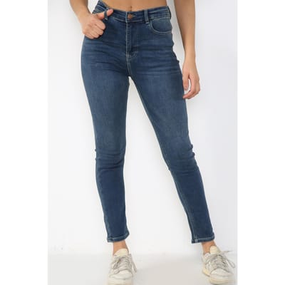 Dames Magic Shaping Skinny Fit Jeans met hoge taille in blauw