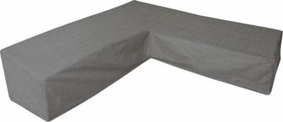 Eurotrail Waterdichte Hoes voor L Vormige Loungeset, Hoekbank, Cantonic 275x275x100/70 cm, Grijs