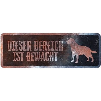 Nederlands golden retriever waarschuwingsbord D&D Home