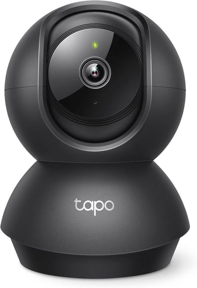 Pan/Tilt Beveiligingscamera voor Baby- en Huisdierbewaking met Bewegingsdetectie, 1080p, 2-Weg Audio, Nachtzicht, Cloud- en SD-kaartopslag, Geschikt voor Alexa en Google Home