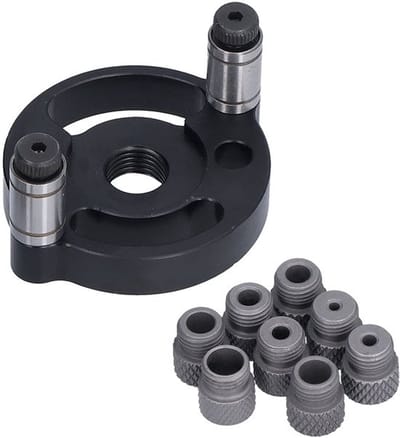 Dailygoody - Houtbewerking Boren Puncher Locator - Boorbussen 8-Hole