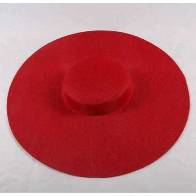 202508-bbao ins chique nep linnen diy Vintage stijl bruid effen klassieke zonnehoed dames vrijetijds cap One Size rood