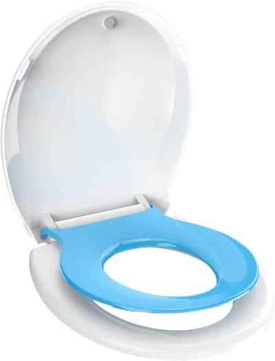 Peuter toiletbril - Zindelijkheidstrainer - Zindelijkheidstraining - Zacht sluitend - 419 cm - Blauw