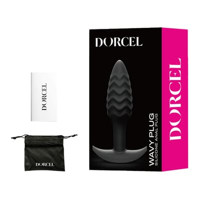 Dorcel - Buttplug - Spiraalvormige Buttplug - Anaal Speeltje - Siliconen - Zwart