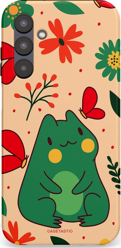 Casetastic Hoesje Geschikt voor Samsung A25 - Stijlvolle Beschermende Duo-layer Case - Kikkerkus