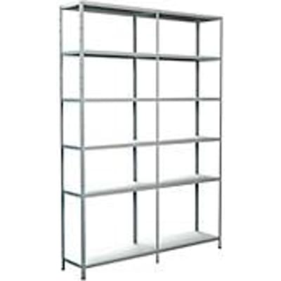 Legborden zonder grendels, H 2300 x B 1600 x D 350 mm, wit